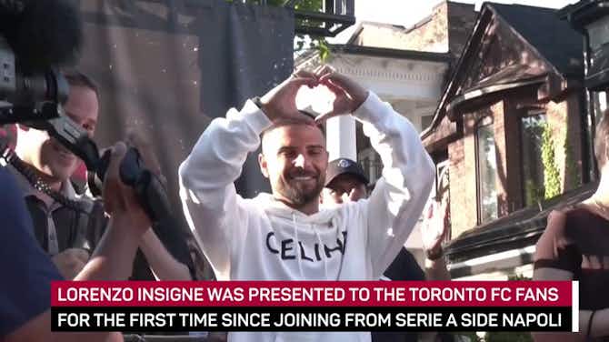 Preview image for Insigne thanks Toronto fans for warm welcome