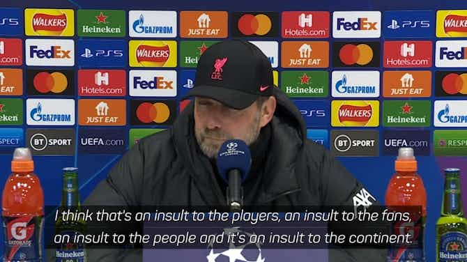 Preview image for Klopp bites back at AFCON insult claims