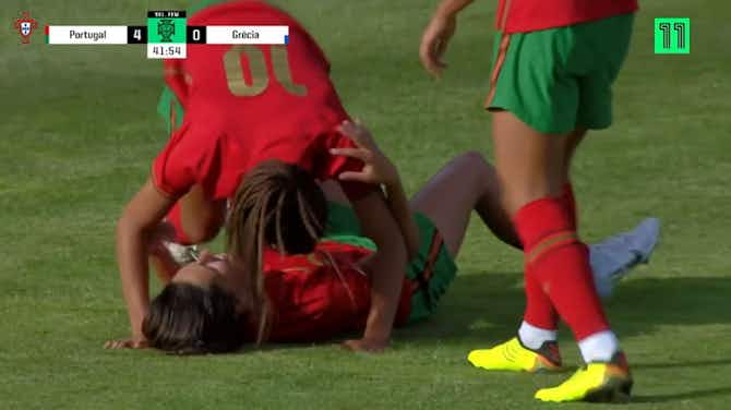 Preview image for Kika Nazareth with brilliant skill and a classy finish for Portugal