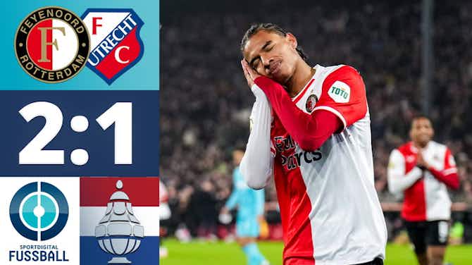Vorschaubild für Matchwinner Stengs! Meister Feyenoord eine Runde weiter | Feyenoord Rotterdam - FC Utrecht