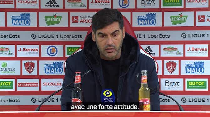 Image d'aperçu pour 18e j. - Fonseca : "Un match très difficile parce que Brest a joué très défensif"