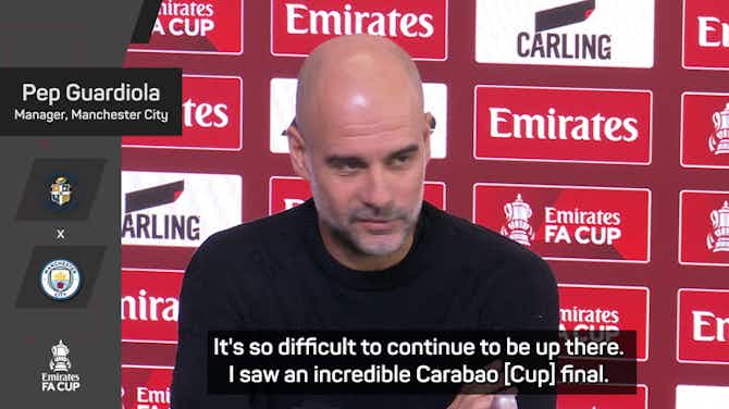Preview image for Carabao Cup final shows how tough it is to win trophies - Guardiola