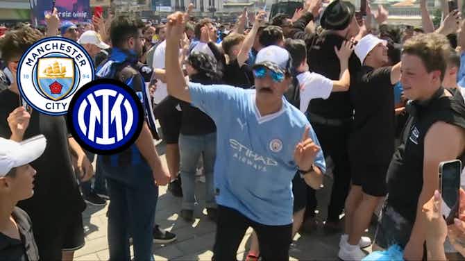 Vorschaubild für Fans von City und Inter fiebern in Istanbul dem Champions-League-Finale entgegen