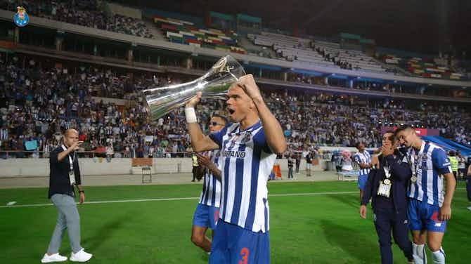 Preview image for FC Porto celebrate after winning the Portuguese Supercup