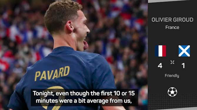Preview image for Benjamin Pavard channels his inner Giroud as France beat Scotland