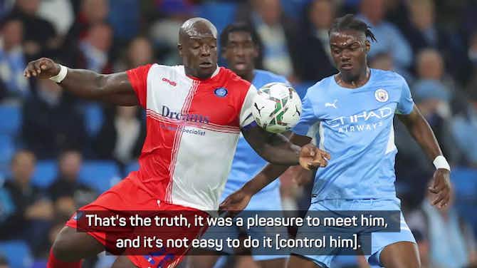 Preview image for 'City faced one of the legends of English football' - Pep on Akinfenwa