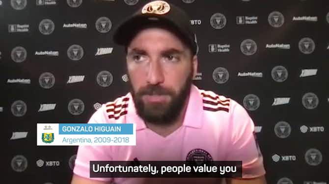 Preview image for Higuain doesn't regret trophyless Argentina career