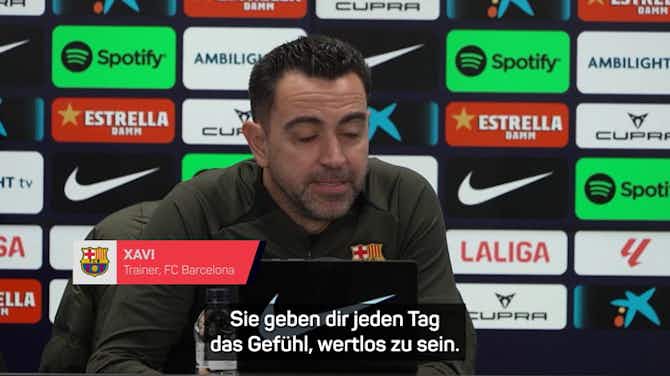 Vorschaubild für Xavi: "Es ist grausam", Barca-Trainer zu sein