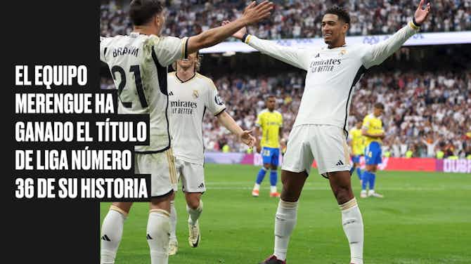 Anteprima immagine per El 36º título de liga ha llegado para el Real Madrid
