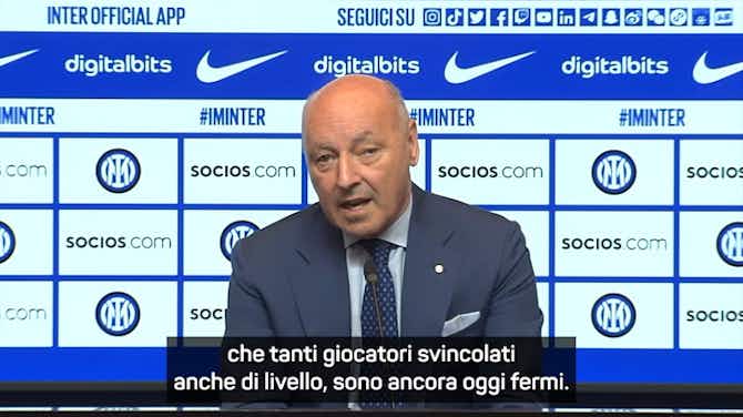 Anteprima immagine per Inter, Marotta: “Dybala era un'opportunità ma ora siamo a posto”