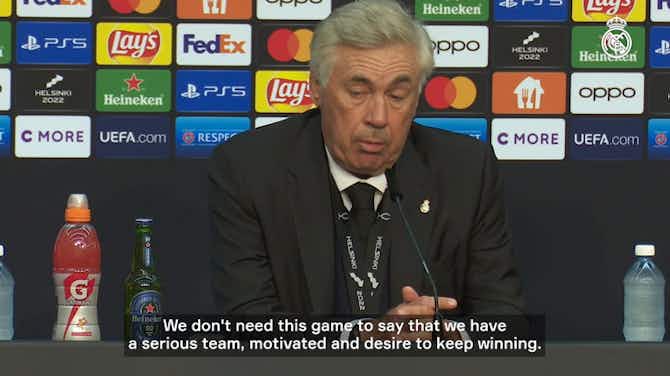 Vorschaubild für Carlo Ancelotti: 'We have a serious team'