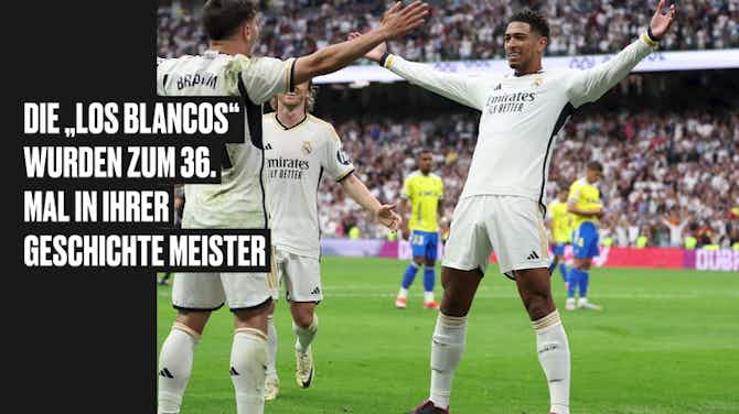 Imagem de visualização para Real Madrid holt den 36. Meistertitel