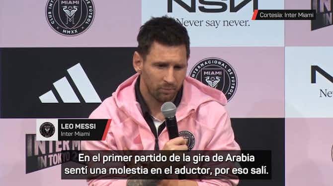 Imagen de vista previa para Messi y su polémica ausencia en Hong Kong: "Mala suerte, me lesioné"