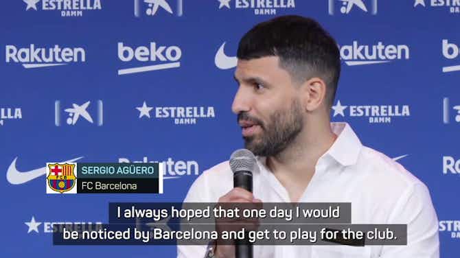 Preview image for ‘I think Messi will stay’ – Aguero unveiled as Barca player