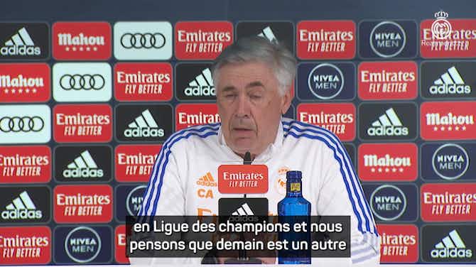 Image d'aperçu pour 28e j. - Real Madrid - Ancelotti : “C'est une équipe habituée à regarder vers l'avenir”