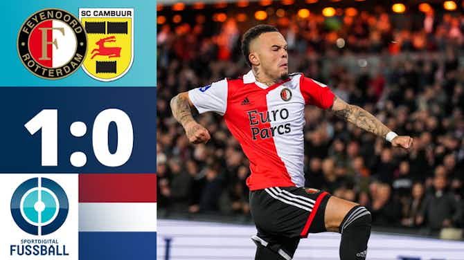Vorschaubild für Früher Treffer bringt Feyenoord auf Platz 2! | Feyenoord Rotterdam - SC Cambuur-Leeuwarden