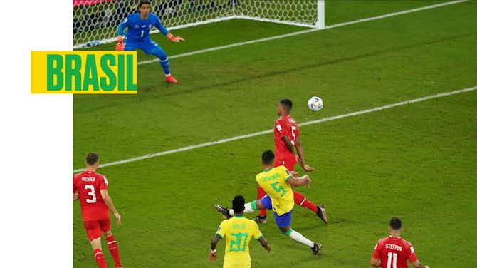 Anteprima immagine per Gol no fim de Casemiro classifica a Seleção: Brasil 1 x 0 Suíça