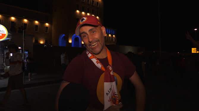 Anteprima immagine per Roma, a Tirana la gioia dei tifosi dopo la vittoria