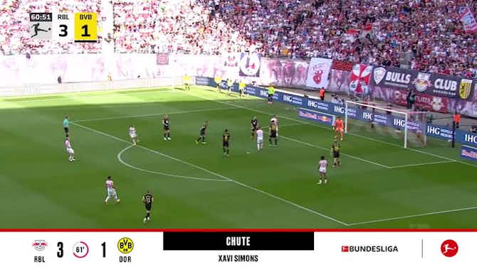 Imagem de visualização para RB Leipzig - Borussia Dortmund 3 - 1 | CHUTE - Xavi Simons