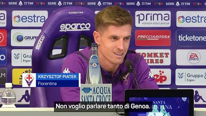 Anteprima immagine per Piatek: "Il Milan sulla maglia, il Genoa nel cuore e la Viola in Europa"