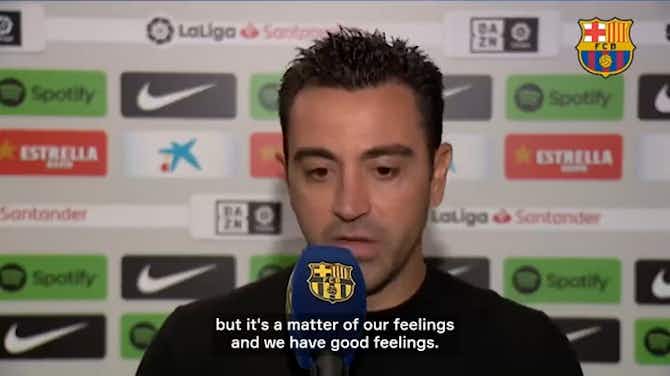 Preview image for Xavi satisfied with the win against Elche