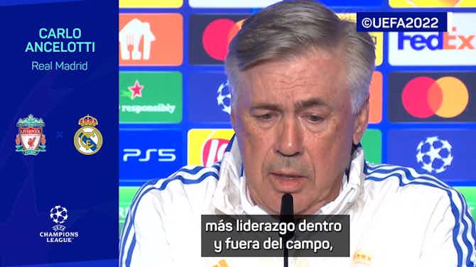 Imagen de vista previa para Ancelotti, en titulares: "La preocupación se combate con las ganas de los jugadores"