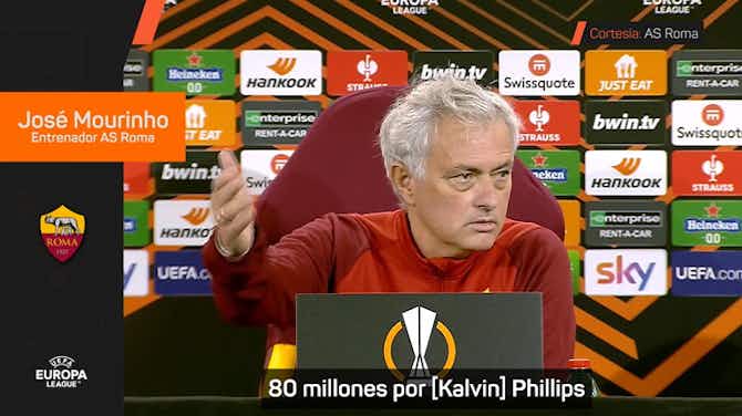 Imagen de vista previa para Mourinho, sobre Guardiola: "Se gasta 80 millones en Phillips, en enero dice que se vaya y luego compra a otro"