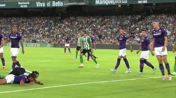 Imagen de vista previa para El Real Betis gana en su partido de presentación ante la Fiorentina