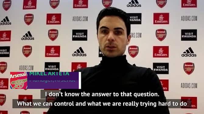 Preview image for Emotions of football make it 'difficult' - Arteta on COVID rules debate