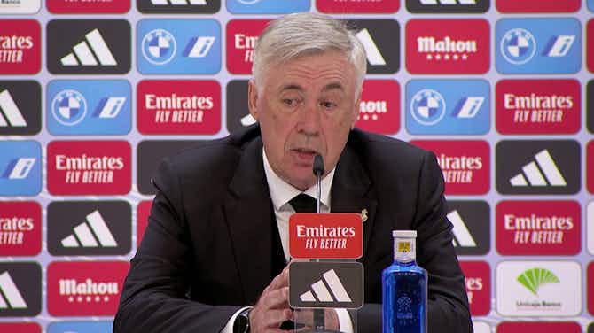 Image d'aperçu pour 38e j. - Ancelotti : "La décision de Benzema ? Une surprise pour tout le monde, mais..."