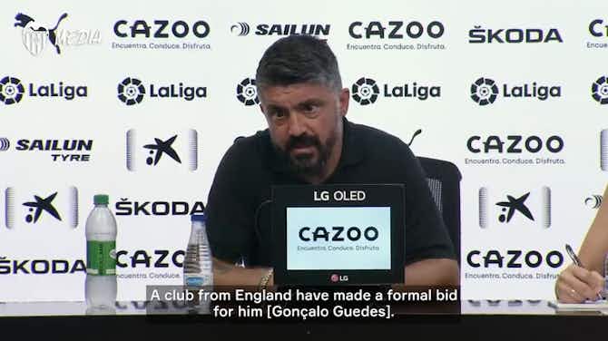 Vorschaubild für Gattuso confirms Guedes' departure to a Premier League club