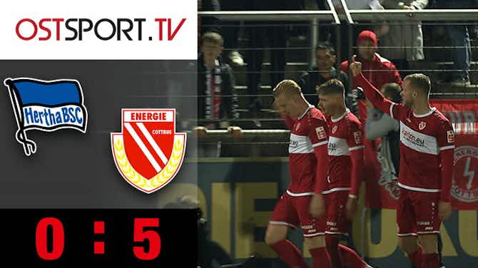 Vorschaubild für Regionalliga Nordost: Hertha II 0:5 Energie Cottbus