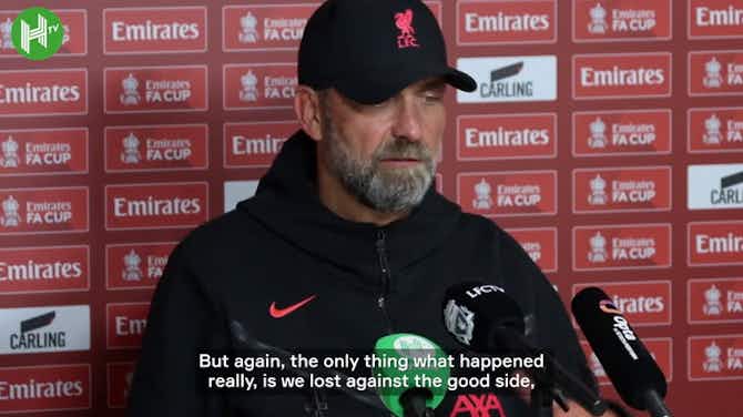 Preview image for Klopp: 'We lost against the better side'