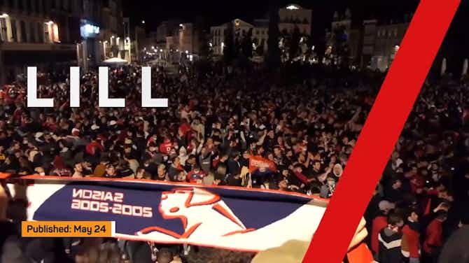 Preview image for 2021 Rewind: Fireworks, flares and fanfare as Lille celebrate title triumph