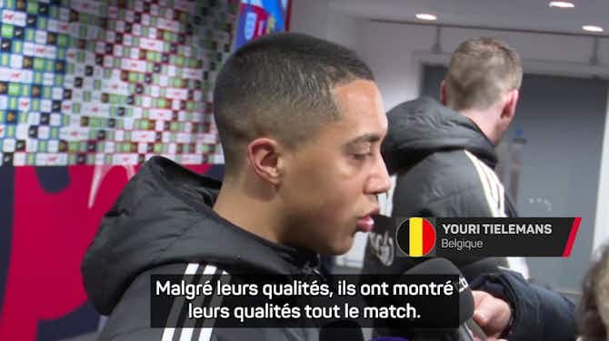 Image d'aperçu pour Belgique - Tielemans : “Encaisser dans les derniers instants du match comme ça, c'est frustrant”