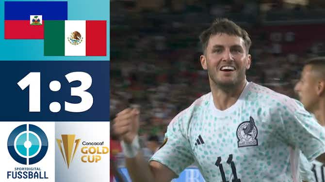 Vorschaubild für  Giménez trifft: Mexiko gewinnt Spiel 2 & setzt sich an der Tabellenspitze fest | Haiti - Mexiko