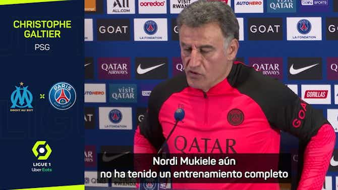 Vorschaubild für Galtier: "Verrati, Neymar y Ramos están disponibles. Mbappé está fuera"