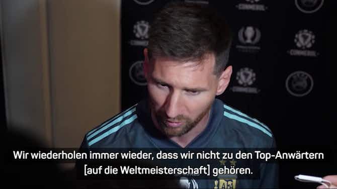 Vorschaubild für Messi über WM 2022: „Sind keine Top-Anwärter“