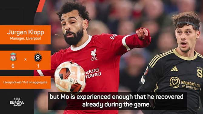 Preview image for "I told Salah not to defend!" - striker gets 90 minutes in Liverpool romp