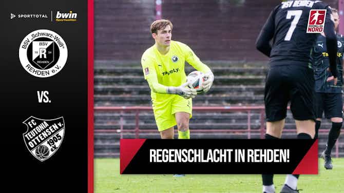 Vorschaubild für Arbeitssieg auf unbespielbarem Rasen! | BSV Rehden - FC Teutonia 05 | Regionalliga Nord
