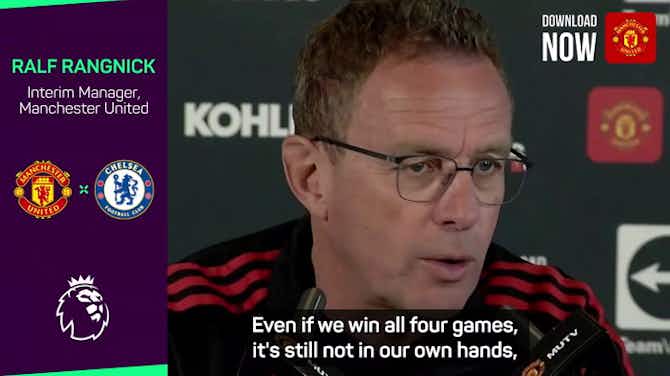 Preview image for Rangnick ‘realistic’ about United’s top four hopes