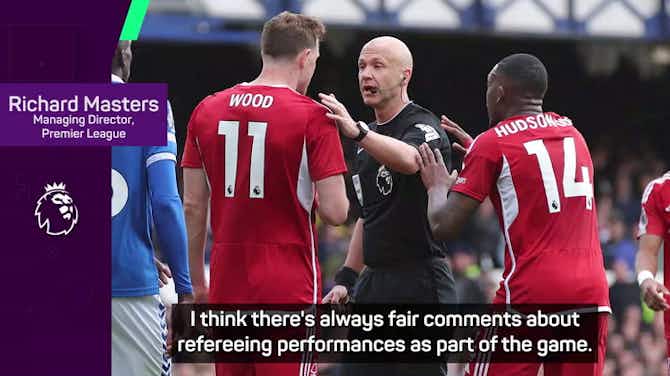 Vorschaubild für Premier League chief backs under fire referees