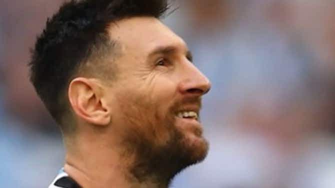 Imagen de vista previa para Messi iguala el récord de apariciones de Maradona en el Mundial
