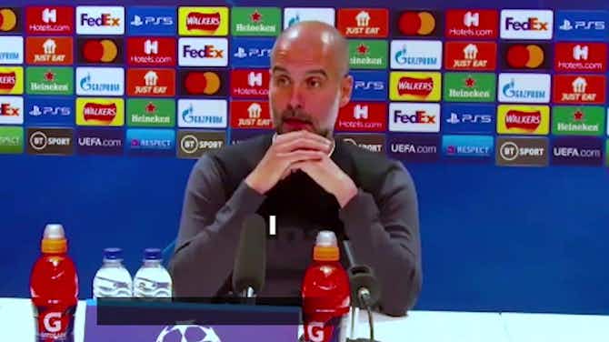 Preview image for 'Did I say I was leaving Man City?' - Guardiola hits back at journalist