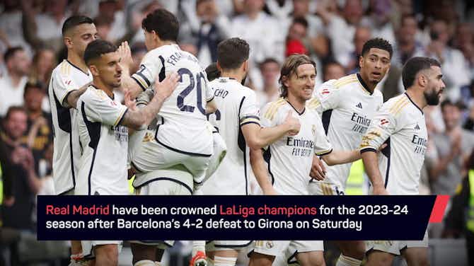 Imagen de vista previa para Breaking News - Real Madrid win LaLiga title