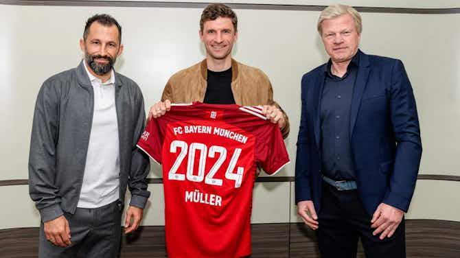 Vorschaubild für FC Bayern: Müller verlängert bis 2024