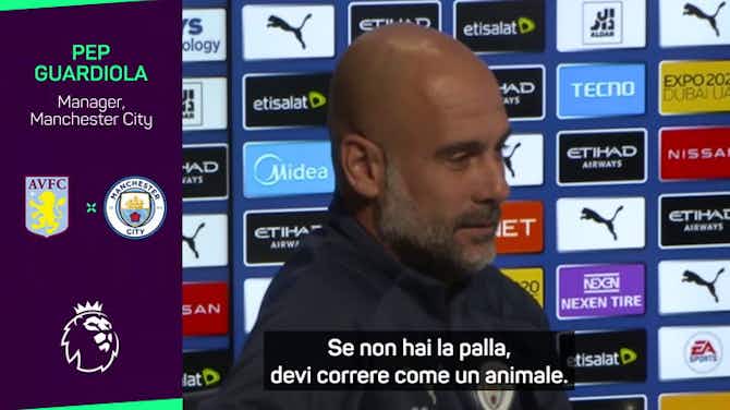 Anteprima immagine per Guardiola spiega il suo calcio: "È semplice, corri come un animale o sono guai"