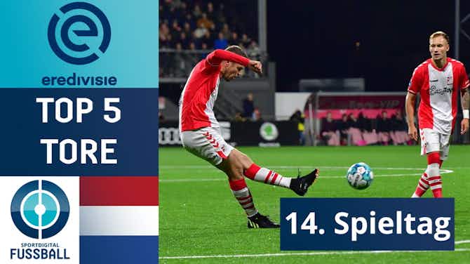 Vorschaubild für Veldmate trifft vorzüglich, Kökcü mit einem Kracher! I Top 5 Tore I 14. Spieltag I Eredivisie