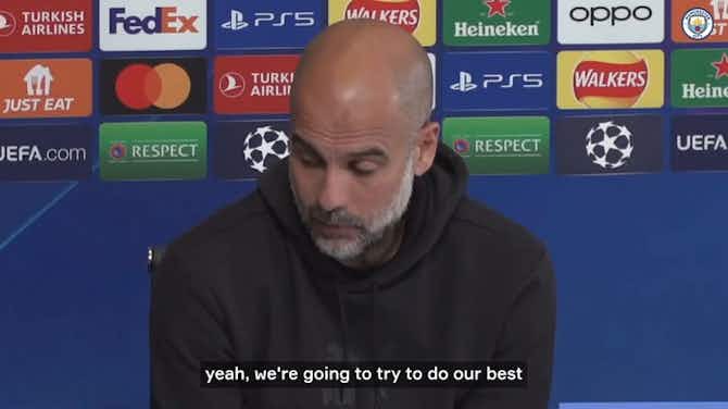 Preview image for Guardiola: 'It's a dream to be here'