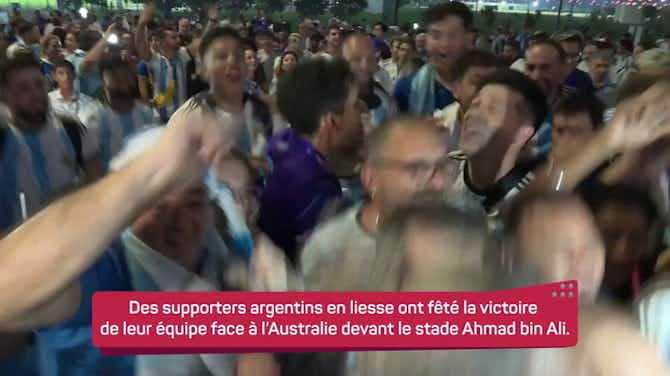 Image d'aperçu pour Argentine - Les supporters de l'Albiceleste en folie : "Messi est fou... il n'y a rien d'autre à dire"